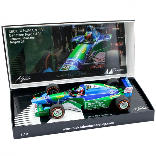 Mick Schumacher Benetton Ford B194 Demo Run Belgien GP 2017 1/18