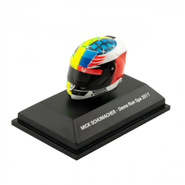 Mick Schumacher Miniaturhelm Belgien GP 2017 1:8