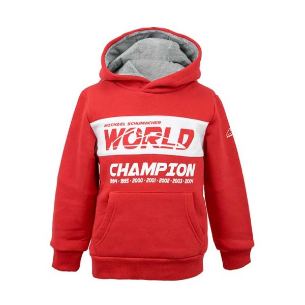 Michael Schumacher Hoodie Kids World Champion red