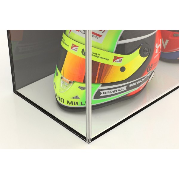 Display case for 1/2 scale helmets or 1/18 scale model cars black