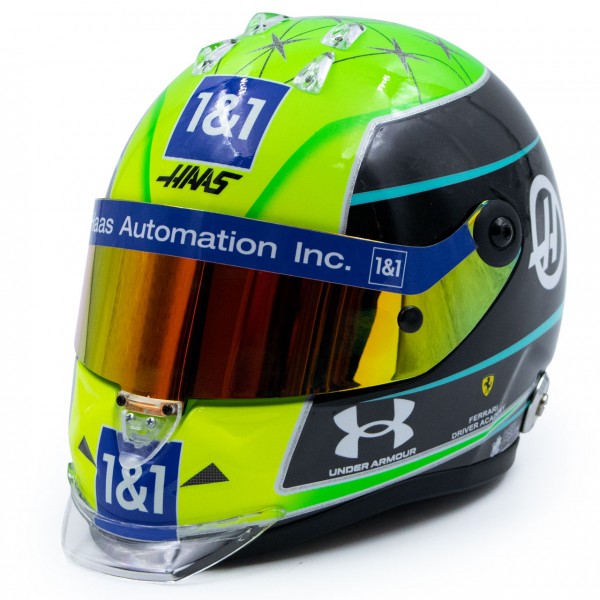 Mick Schumacher casco miniatura 2022 1/2