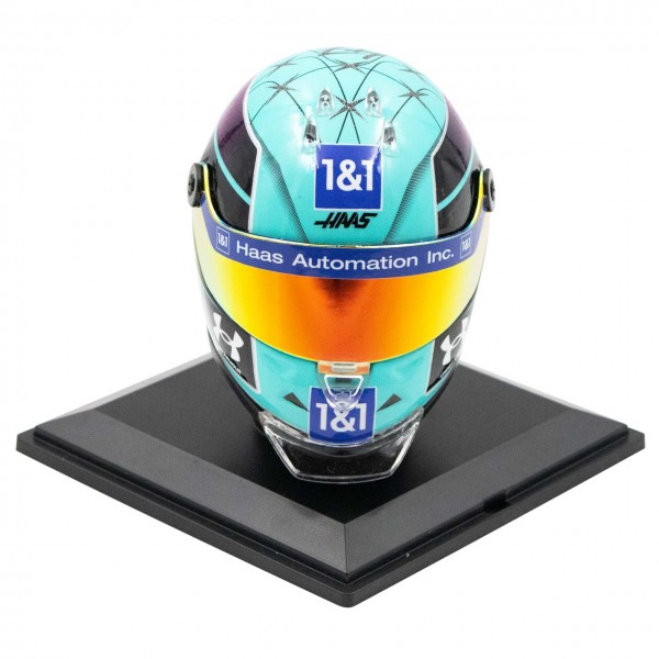 Mick Schumacher casco miniatura Miami 2022 1/4