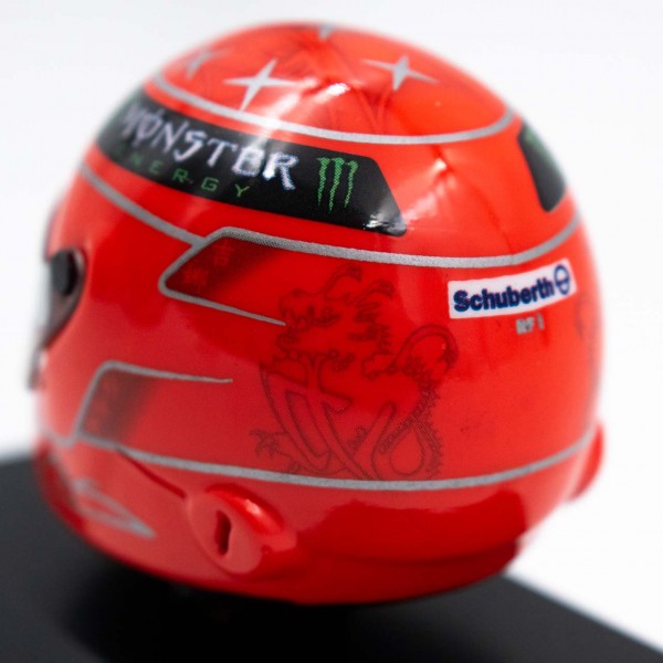 Michael Schumacher casco miniatura 2010 1/8