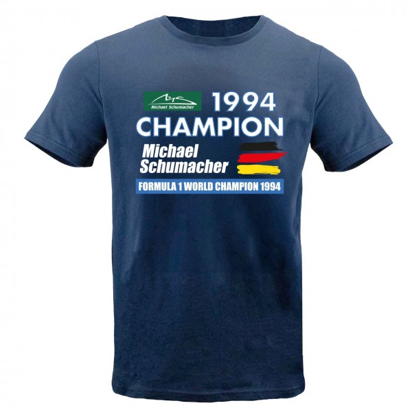 Michael Schumacher Camiseta World Champion 1994 azul